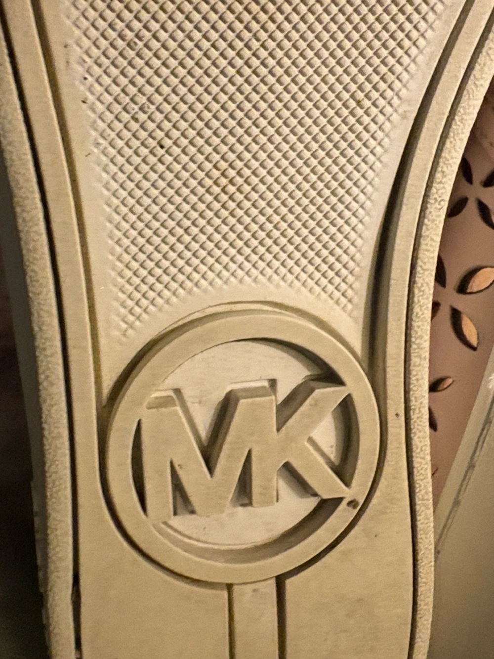 Michael Kors Blush Pink Perforated Slip-On Sneakers - Picture 9 of 13